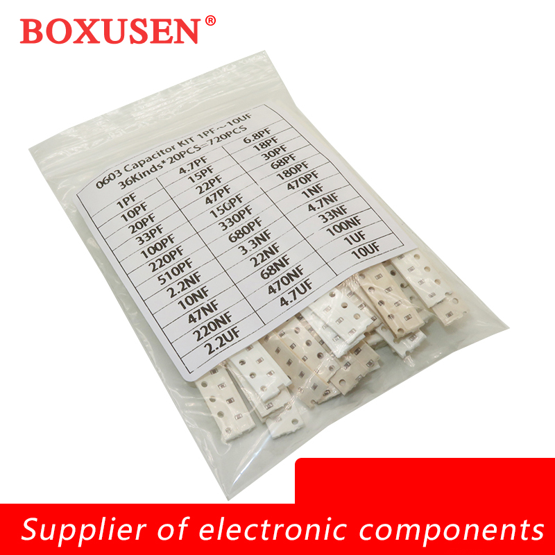 16/36/50 valores 320 peças 720 - Capacitor Kit Assortment avaliação e preço