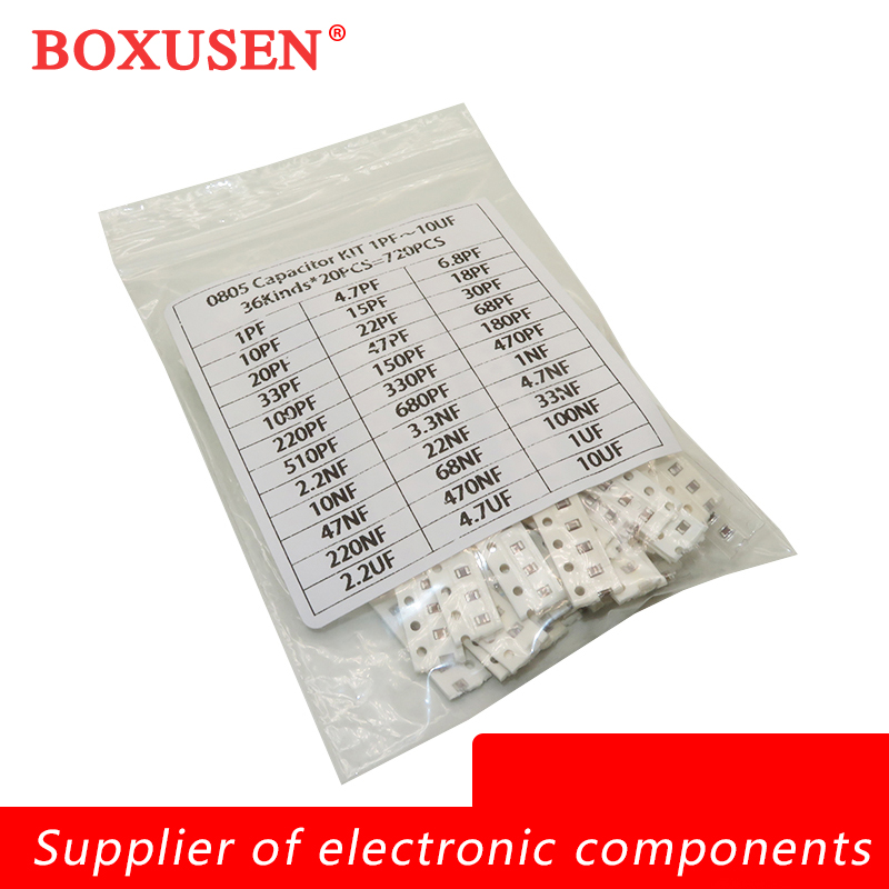 16/36/50 valores 320 peças 720 - Capacitor Kit Assortment avaliação e preço