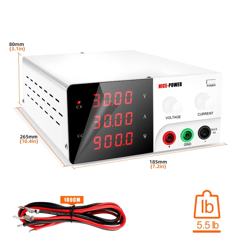 Potência R-SPS3030 30V 30A Lab - Dc Power Supply Variable avaliação e preço