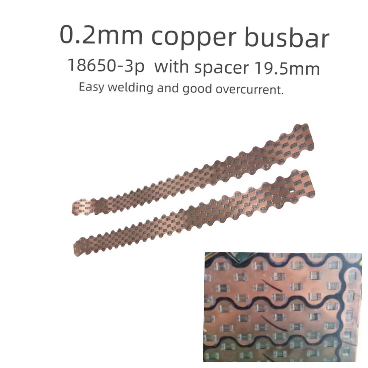 18650-3p w estilo cobre barram - Diy Electronics Market avaliação e preço