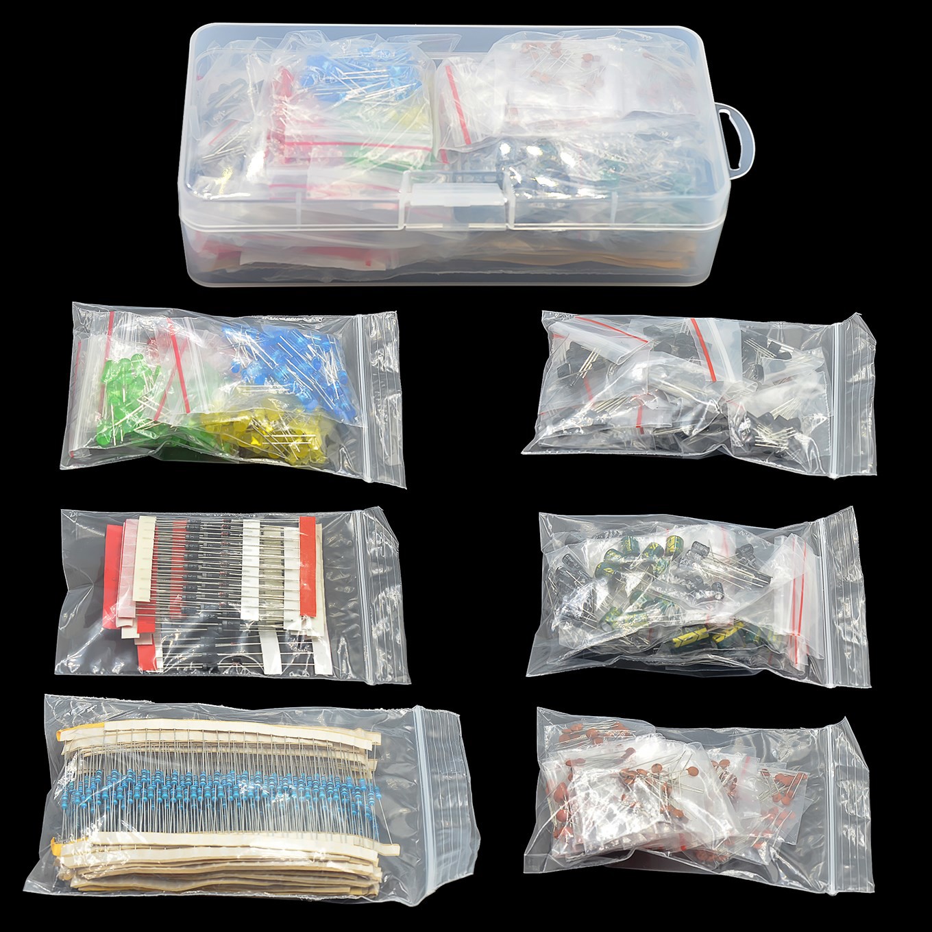 Kits de componentes eletrônico - Capacitor Kit Assortment avaliação e preço