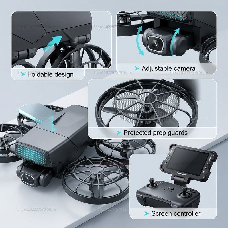 Novos Drones M8 GPS 8K Profiss - Diy Drone Electronics avaliação e preço