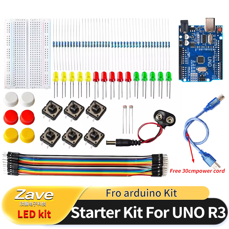 Kit inicial de eletrônica inte - Arduino Uno Starter Kit avaliação e preço