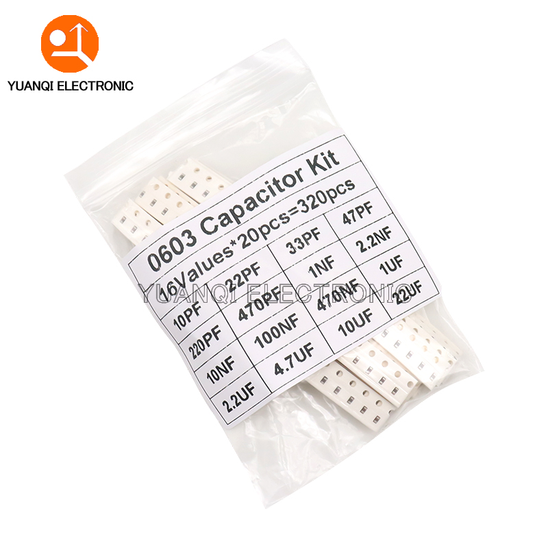 320 peças 720 peças 0603 0805  - Capacitor Kit Assortment avaliação e preço