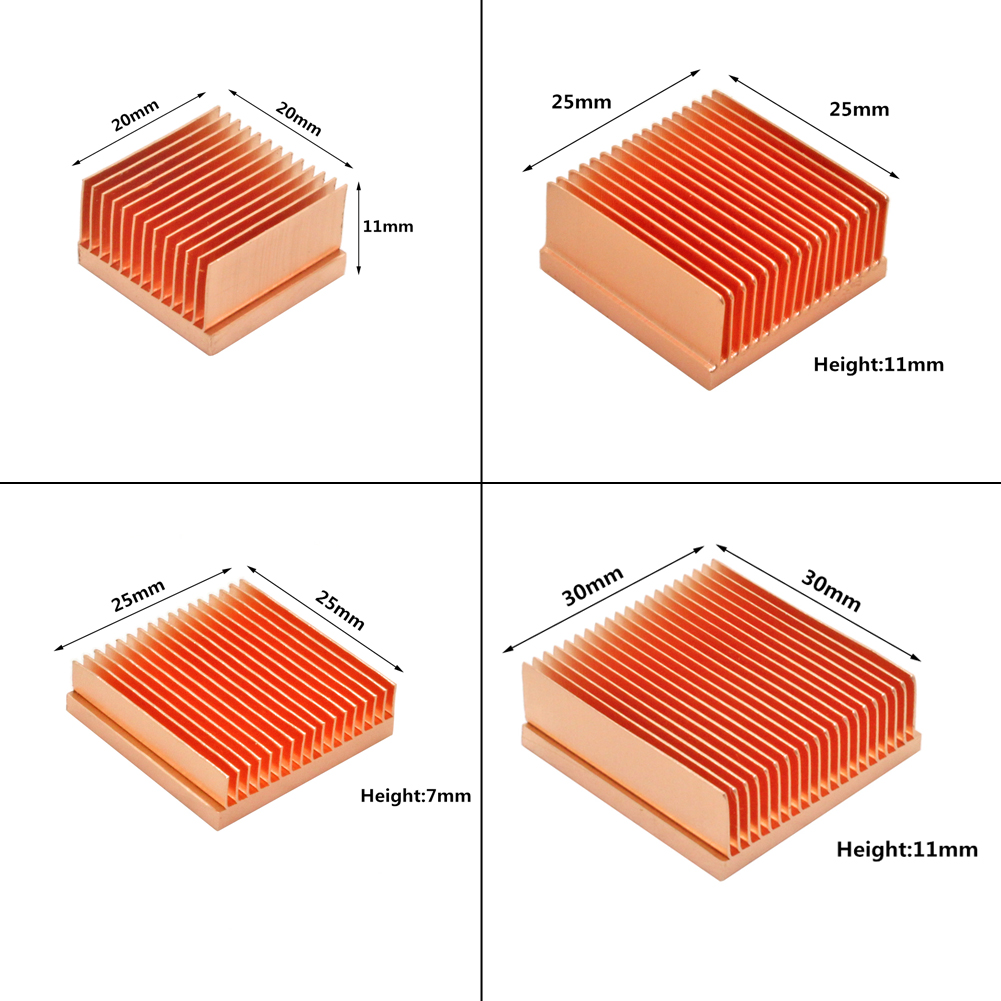 Dissipador de calor de cobre p - Diy Electronics Raspberry Pi avaliação e preço
