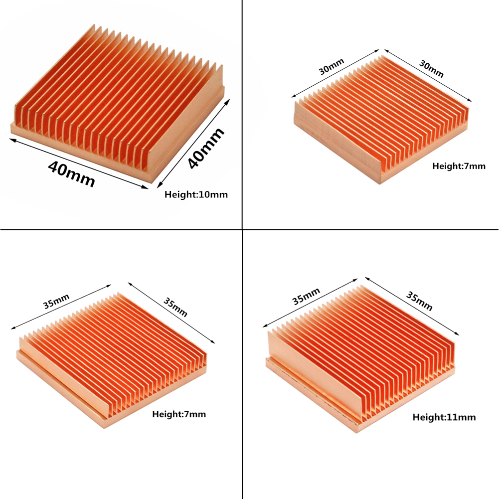 Dissipador de calor de cobre p - Diy Electronics Raspberry Pi avaliação e preço