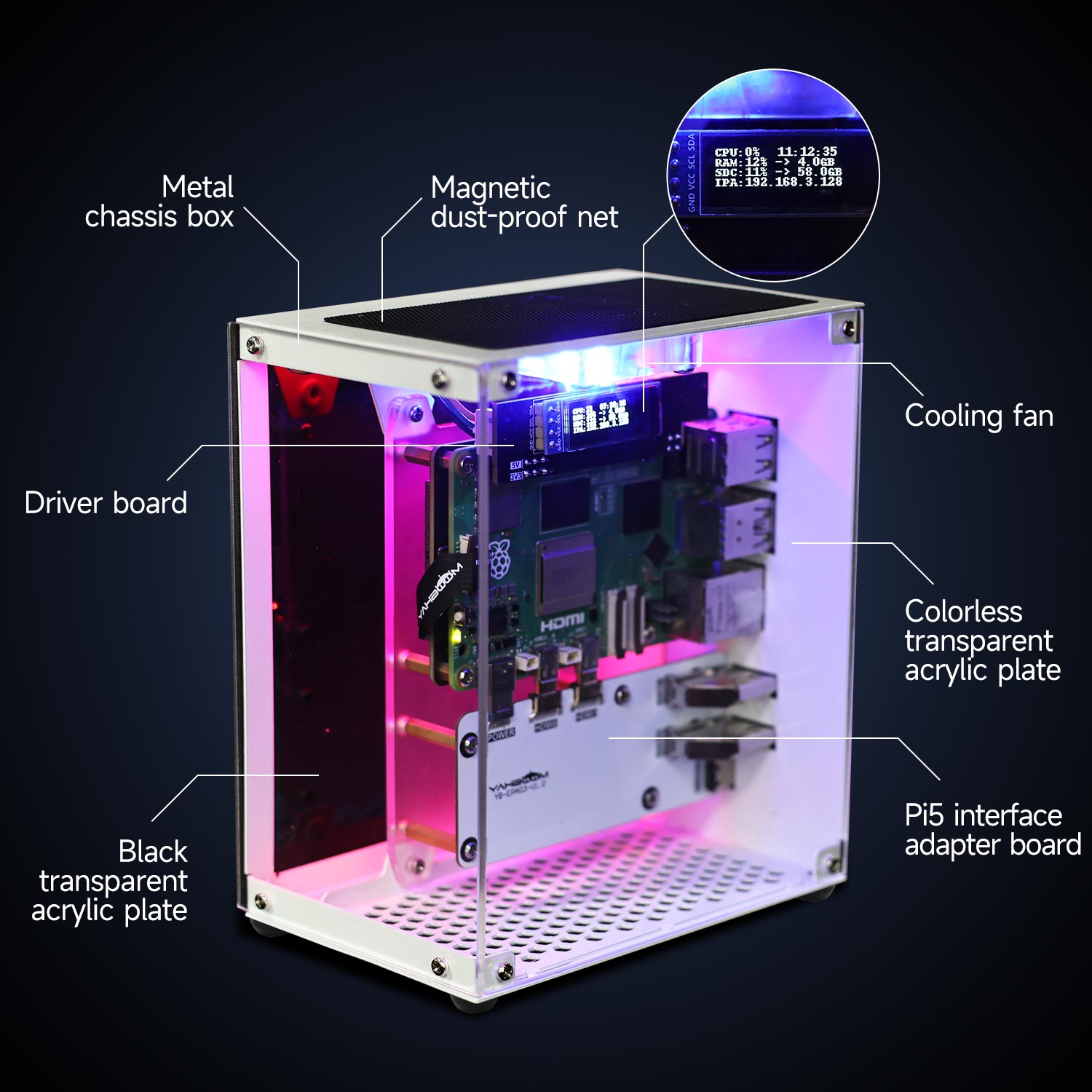 Raspberry pi 5 caso kit protet - Diy Electronics Raspberry Pi avaliação e preço